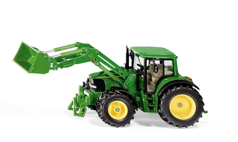 John Deere 6820 with front loader